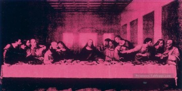 Andy Warhol Painting - Última Cena Púrpura Andy Warhol